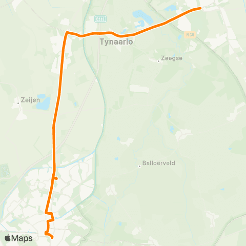 Qbuzz EVENEMENT: Hoogezand - Assen Zuidlaardermarkt map