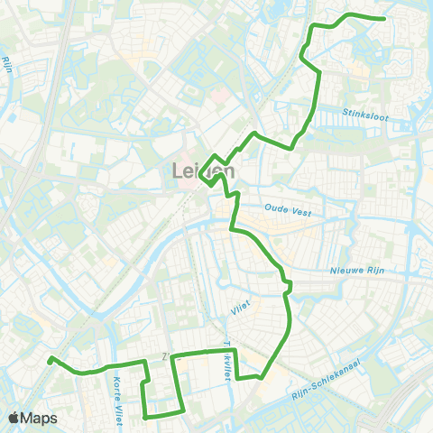 Qbuzz Leiden: Merenwijk - De Vink map