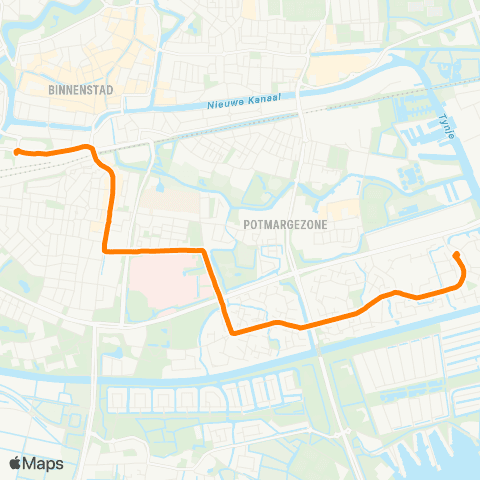 Qbuzz Leeuwarden Busstation - Aldlân map
