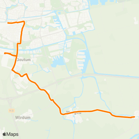 Qbuzz Leeuwarden Busstation - Warten map
