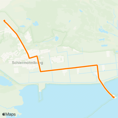 Qbuzz Veerdam - Strandhotel map