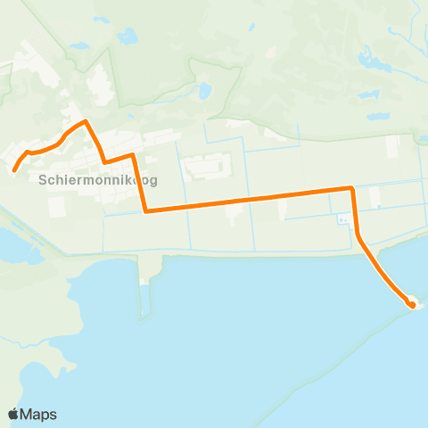 Qbuzz Veerdam - Klein Zwitserland map