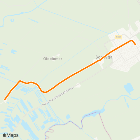 Qbuzz Munnekeburen - Wolvega Station map