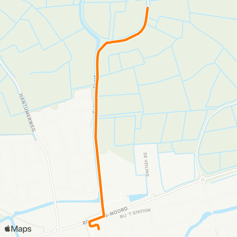 Qbuzz Aalsum - Dokkum Busstation map