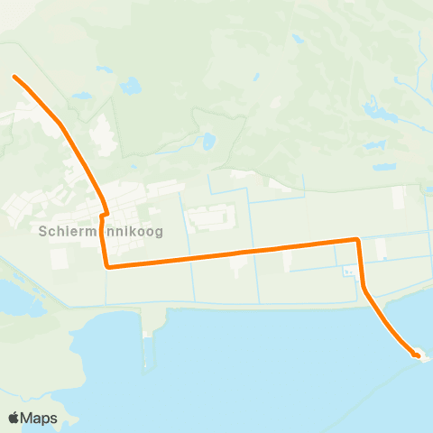 Qbuzz Veerdam - Strandhotel map