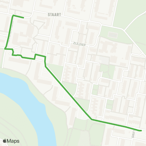 Qbuzz Pendelbusje Rivierenplein - Haringvlietstraat map