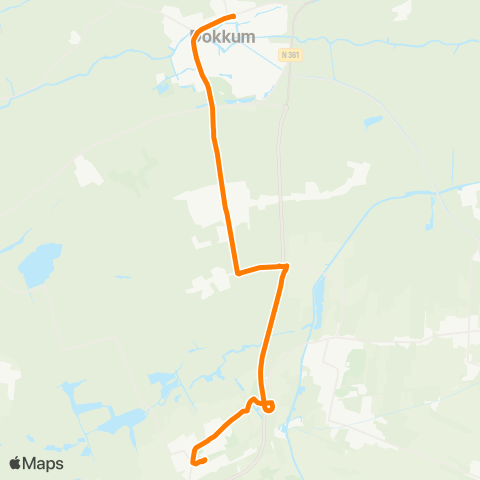 Qbuzz Dokkum - Feanwâlden - Drachten map