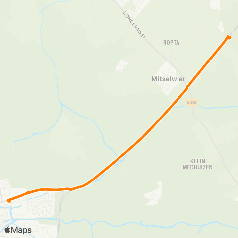 Qbuzz Moarre - Dokkum Busstation map