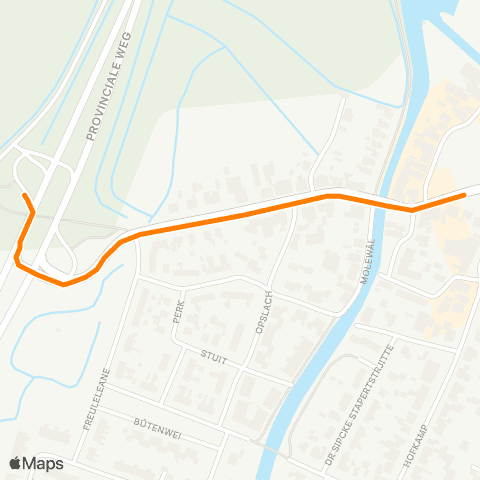 Qbuzz Wommels De Terp - Provincialeweg map