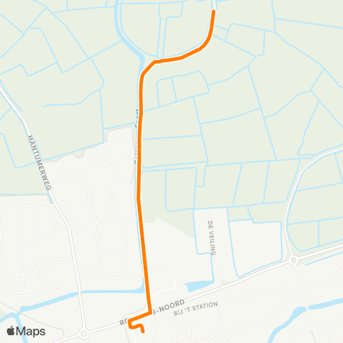 Qbuzz Aalsum - Dokkum Busstation map