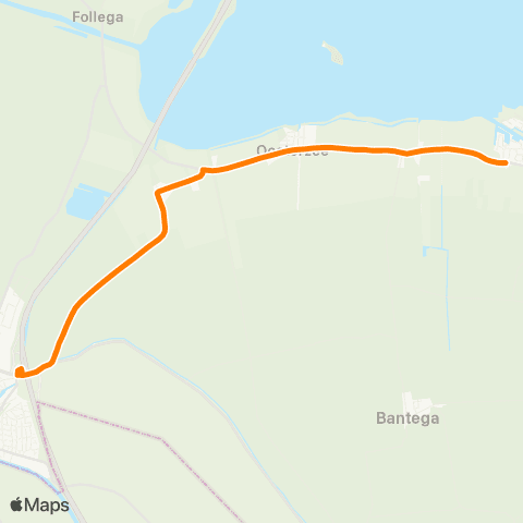 Qbuzz Echtenerbrug - Lemmer Busstation map