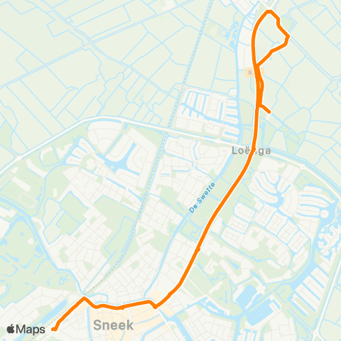 Qbuzz Loënga - Busstation Busstation map