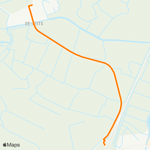 Qbuzz Kûbaard - Wommels Provincialeweg map