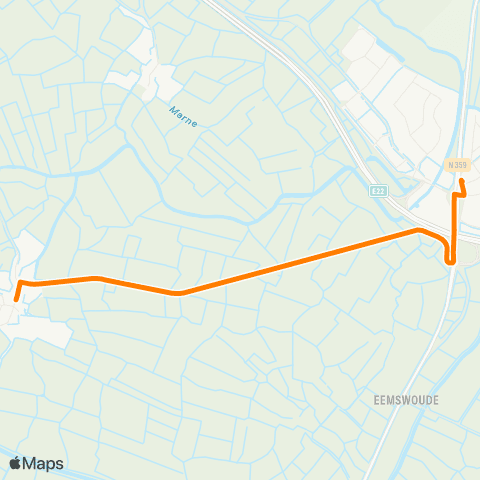 Qbuzz Exmorra - Bolsward Busstation map