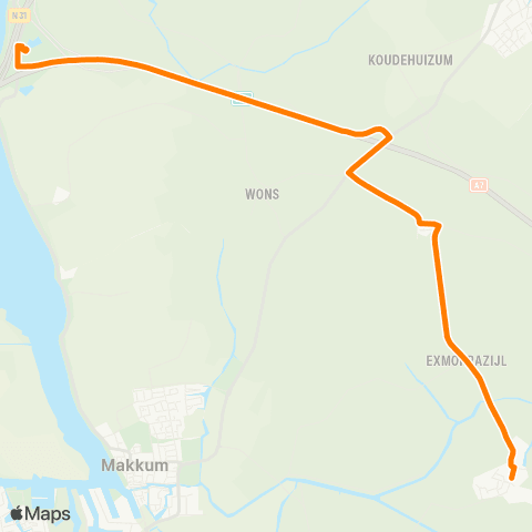 Qbuzz Exmorra - Kop Afsluitdijk map