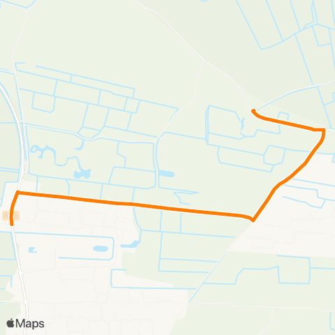 Qbuzz Readstjerk - Oentsjerk Heemstrastate map