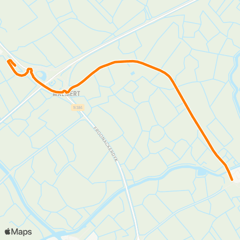 Qbuzz Baard - Winsum Busstation map