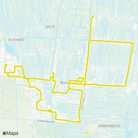 Qbuzz Boskoop - Boskoop Oost - Boskoop map
