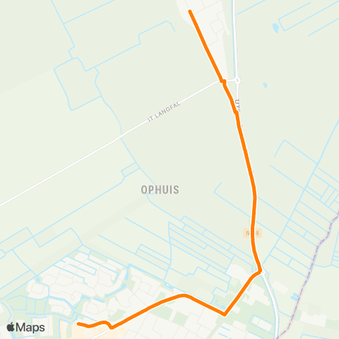 Qbuzz Surhuizum - Surhuisterveen map