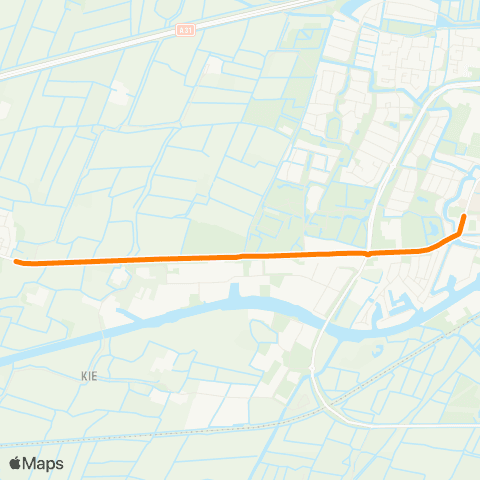 Qbuzz Herbaijum - Franeker Voorstraat map