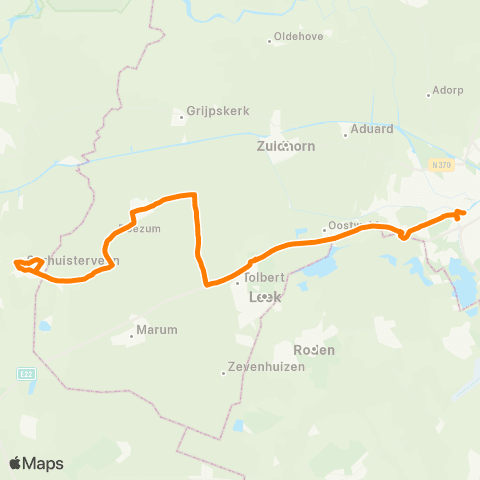 Qbuzz Groningen - Surhuisterveen map