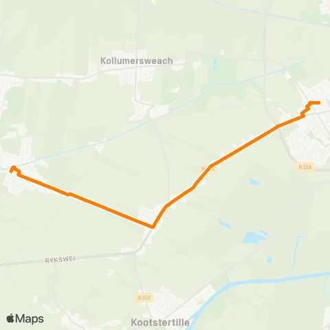 Qbuzz Twijzelerheide - Buitenpost Station map