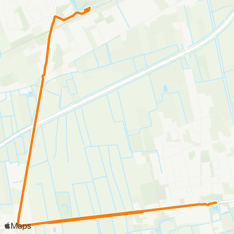 Qbuzz Noardburgum - Feanwâlden Station map