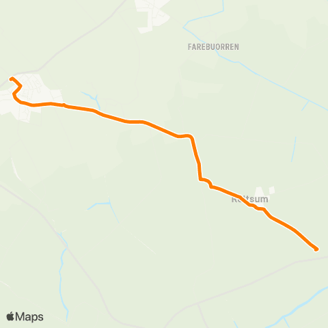 Qbuzz Jannum - Ferwert Provincialeweg map