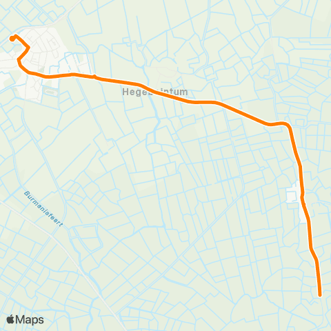 Qbuzz Jislum - Ferwert Provincialeweg map