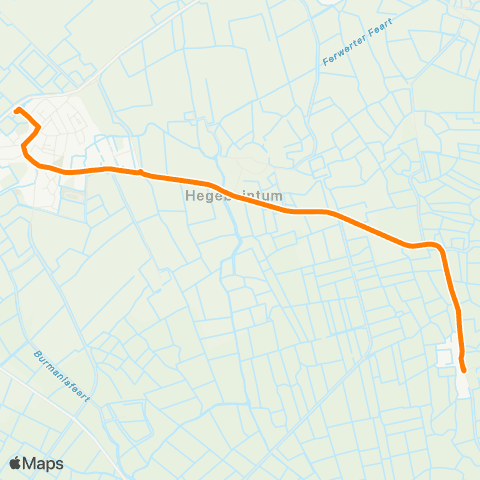 Qbuzz Ginnum - Ferwert Provincialeweg map