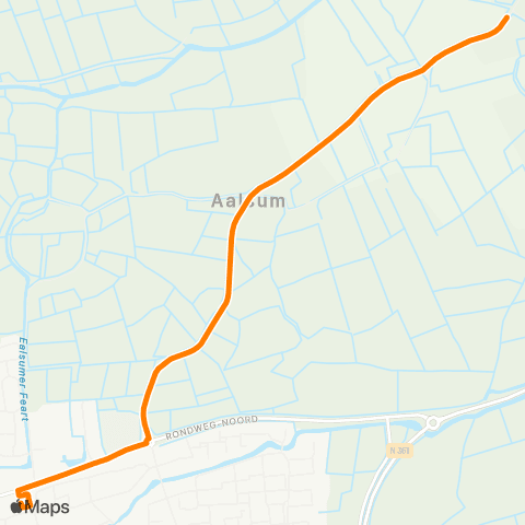 Qbuzz Wetsens - Dokkum Busstation map