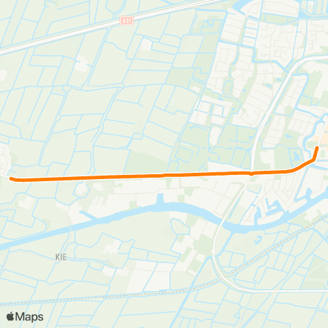 Qbuzz Herbaijum - Franeker Voorstraat map