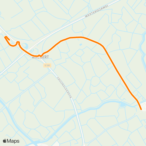 Qbuzz Baard - Winsum Busstation map