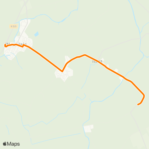Qbuzz Lytsewierrum - Wommels Provincialeweg map