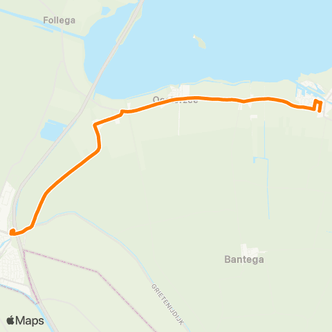Qbuzz Pendel Echtenerbrug - Lemmer map