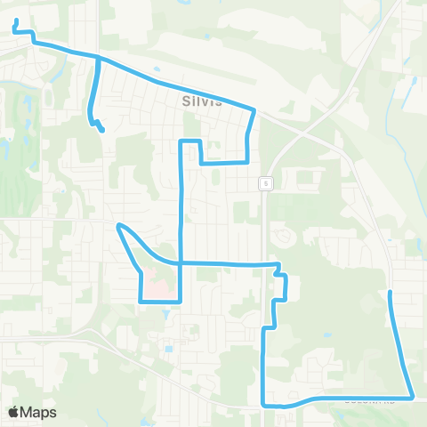 MetroLINK Sky Blue map