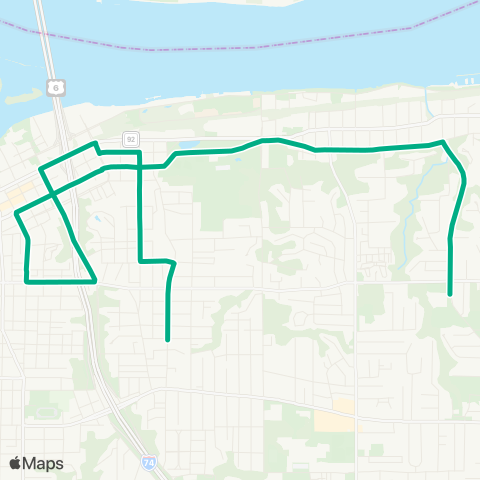 IL Schools Moline Schools map