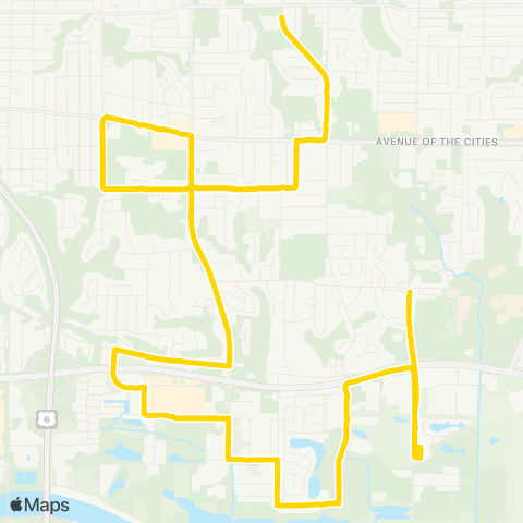 IL Schools Moline Schools map