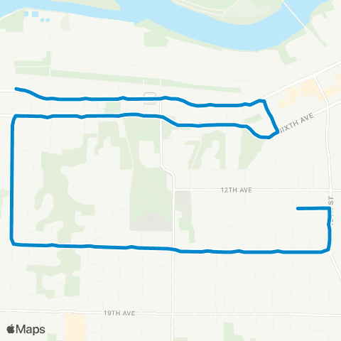 IL Schools Moline Schools map