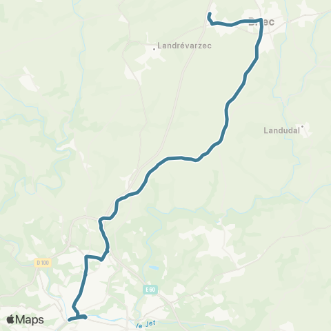 QUB Briec Lumunoc'H - Quimper map