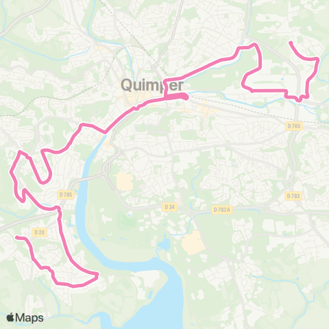 QUB Mercoeur - Kerlagatu map