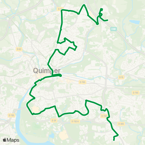 QUB Kerlic - Ty Bos map