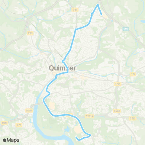 QUB Feu d'Artifice F2 - Gourvily - Créac'h Gwen map