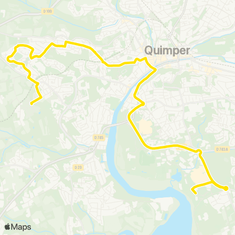 QUB Feu d'Artifice F6 - Kervalguen - Créac'h Gwen map