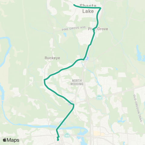 RABA Route 1 map