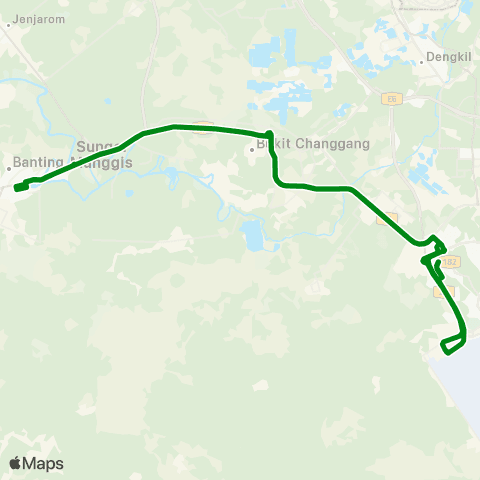 Rapid KL Hentian Banting ~ Mitsui Outlet , Klia 2 map