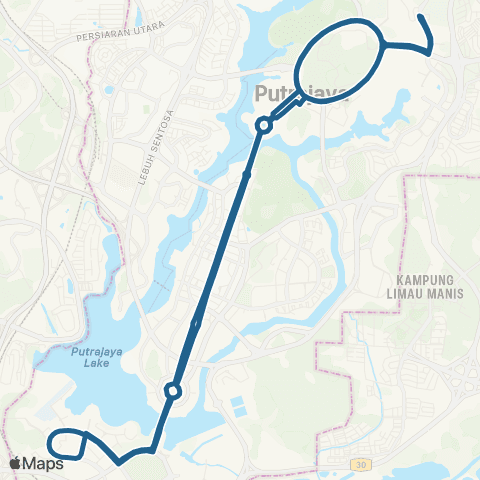 Rapid KL Kompleks F ~ Presint 5 map