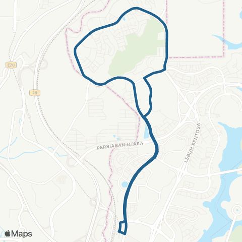 Rapid KL Stesen MRT Putrajaya Sentral - Putrajaya map