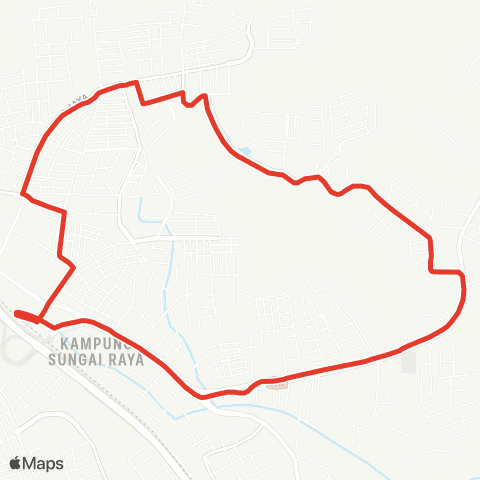 Rapid KL MTR Feeder T413 map