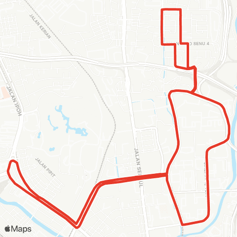 Rapid KL MTR Feeder T180 map
